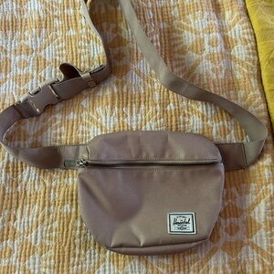 Herschel Supply Company sparkly Tan Crossbody Bag